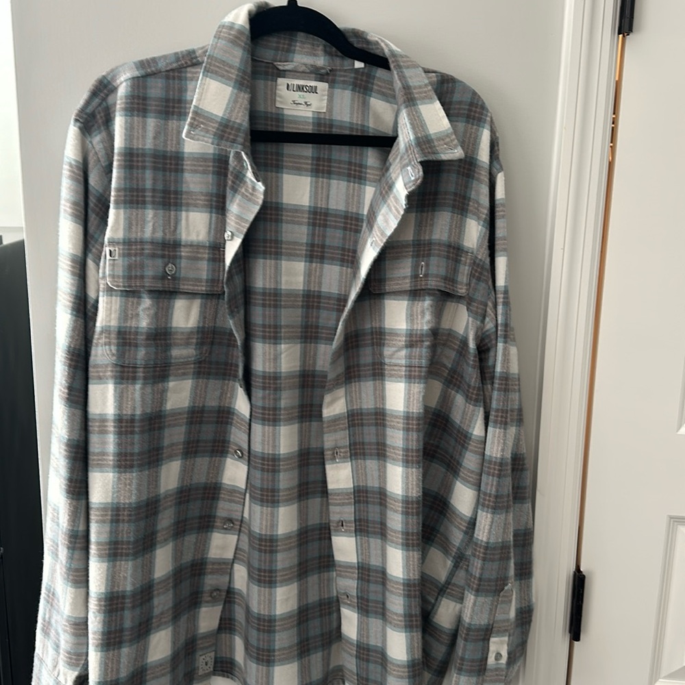 Linksoul button up flannel
